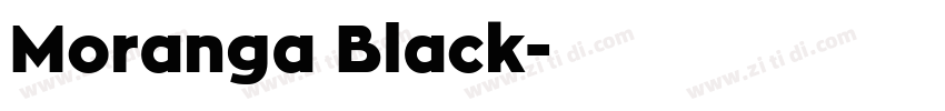 Moranga Black字体转换 Moranga Black字体转换